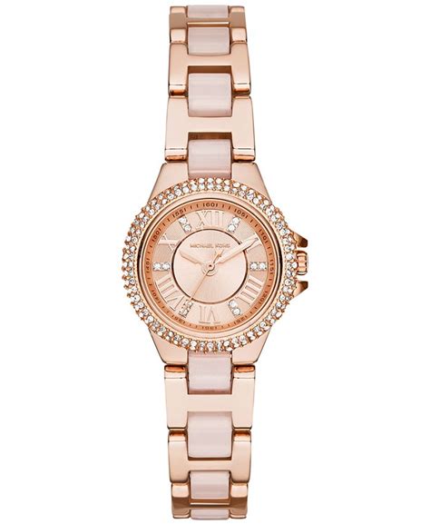 Michael Kors Women's Petite Camille Blush Acetate and Rose